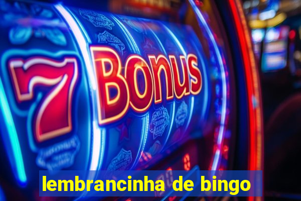 lembrancinha de bingo